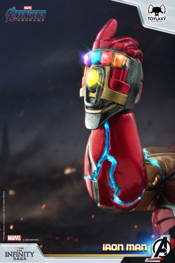 "I am Iron Man" 漫威復仇者聯盟：鐵甲奇俠正版模型手辦人偶玩具終局之戰限量版 Marvel's Avengers: Iron Man The Infinity Saga Series Official Figure Toy side