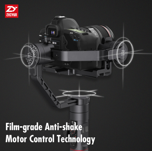 ZHIYUN CRANE 2 - 3 axis camera stabilizer (for all models DSLR mirrorless Camera Canon 5D2 / 5d3 / 5d4) - GadgetiCloud