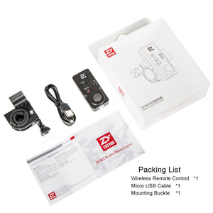 ZHIYUN Bluetooth Wireless Remote Control (ZW-B02) - GadgetiCloud