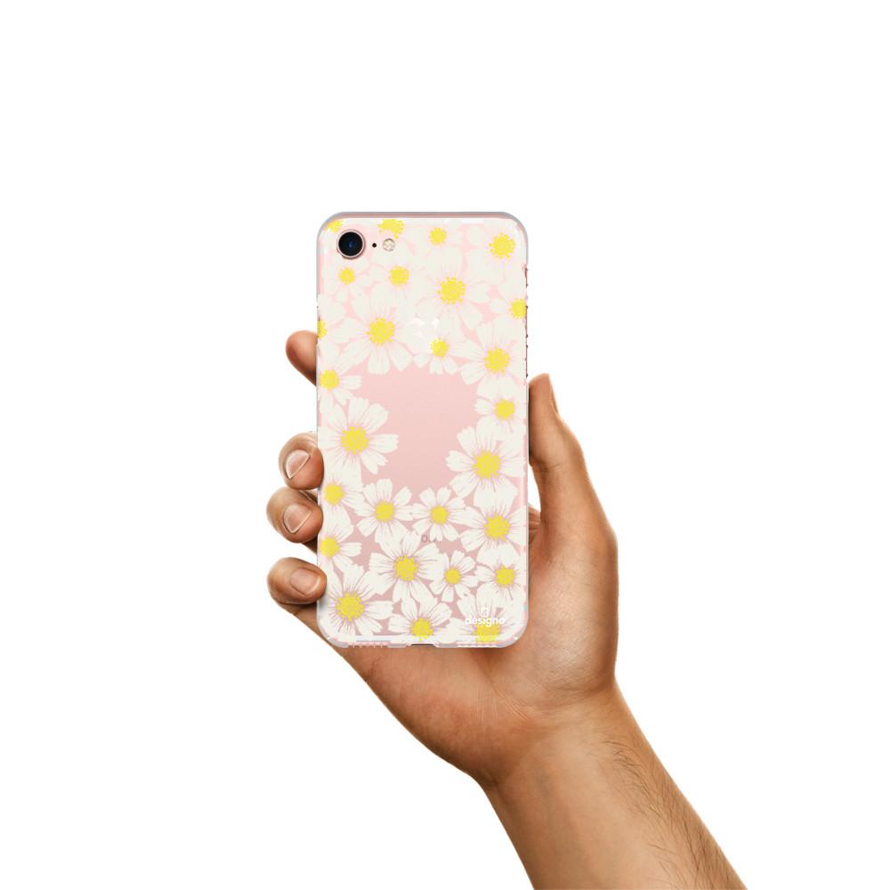 [iPhone Customize] - White Flowers - GadgetiCloud