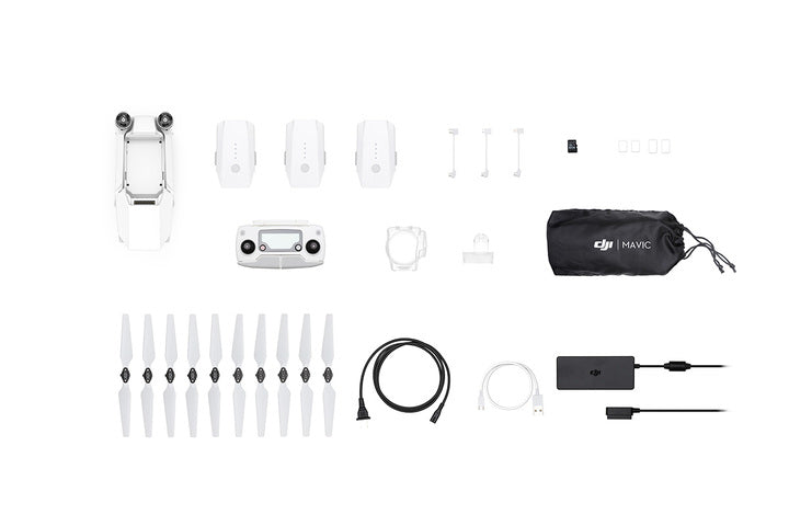 DJI MAVIC PRO ALPINE WHITE COMBO - A small yet powerful drone (ALPINE WHITE) - GadgetiCloud