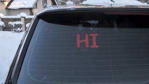 Mojipic fun car accessories for driving messages display and emojis display say hi to other drivers